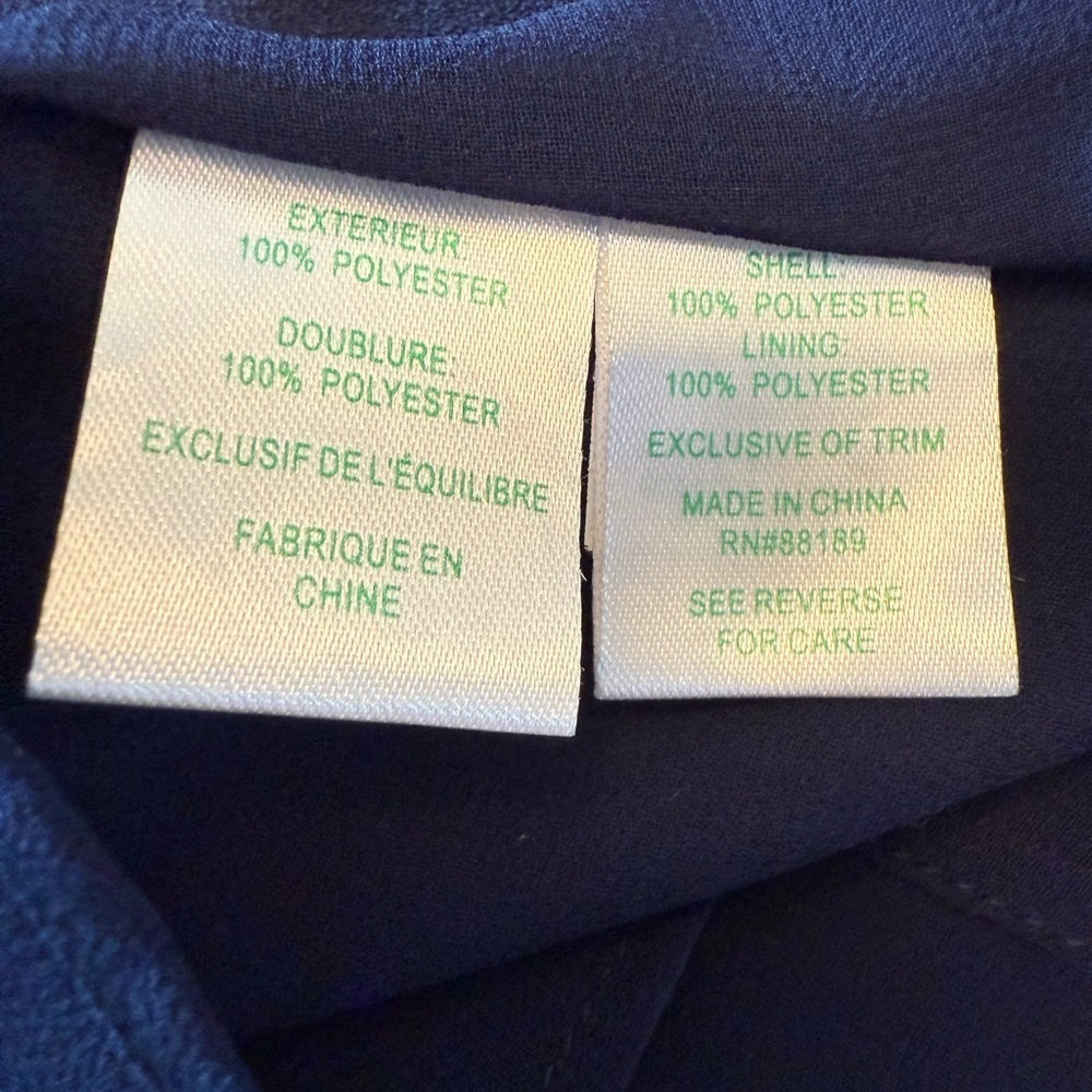 Lilly Pulitzer Navy Dress with Gold Details 00 - Picture 8 of 8